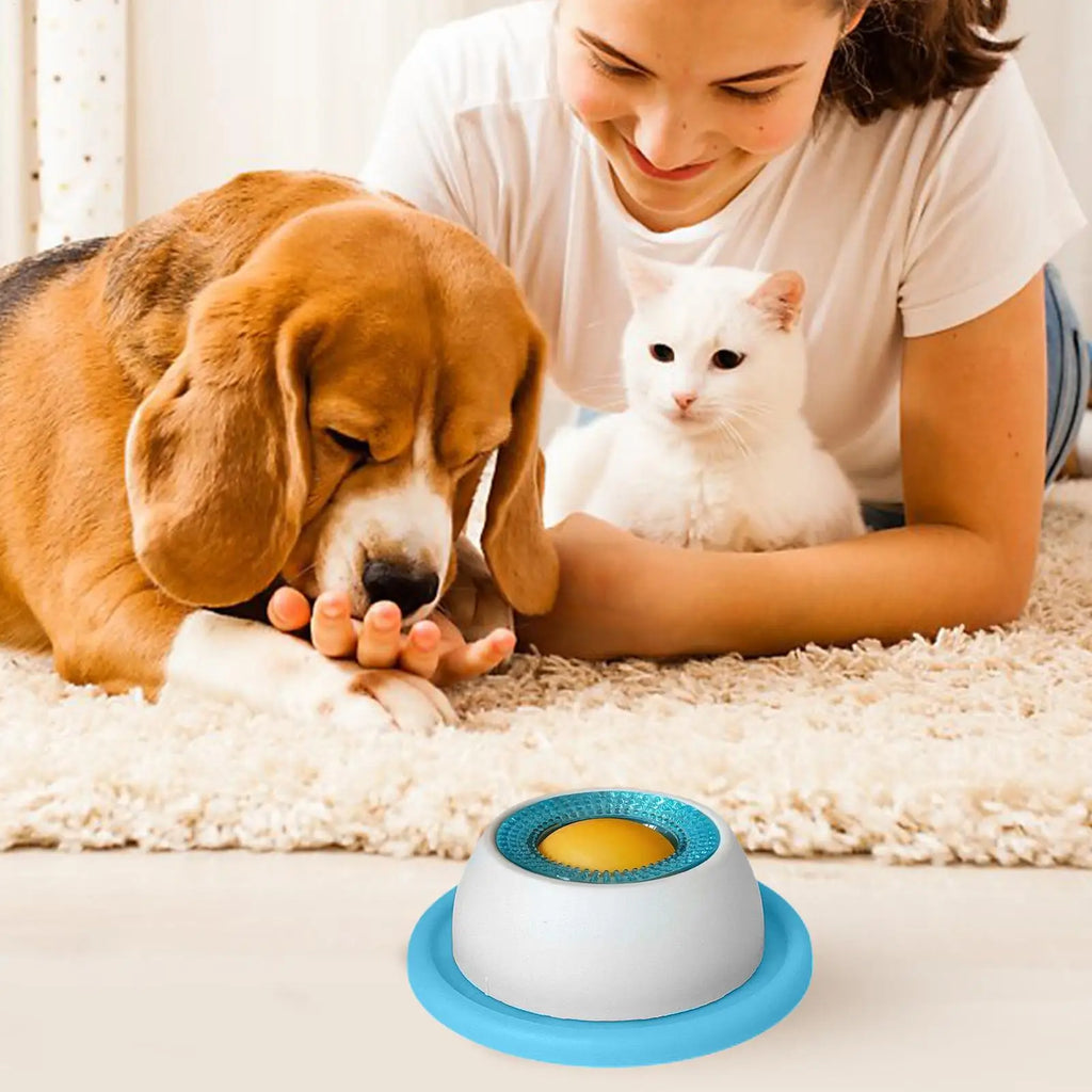 Lick Toys For Dogs Interactive Dog Toys Slow Feeder Food Dispenser For Puppy Training Enrichment Cat Feeding Crate Accessory