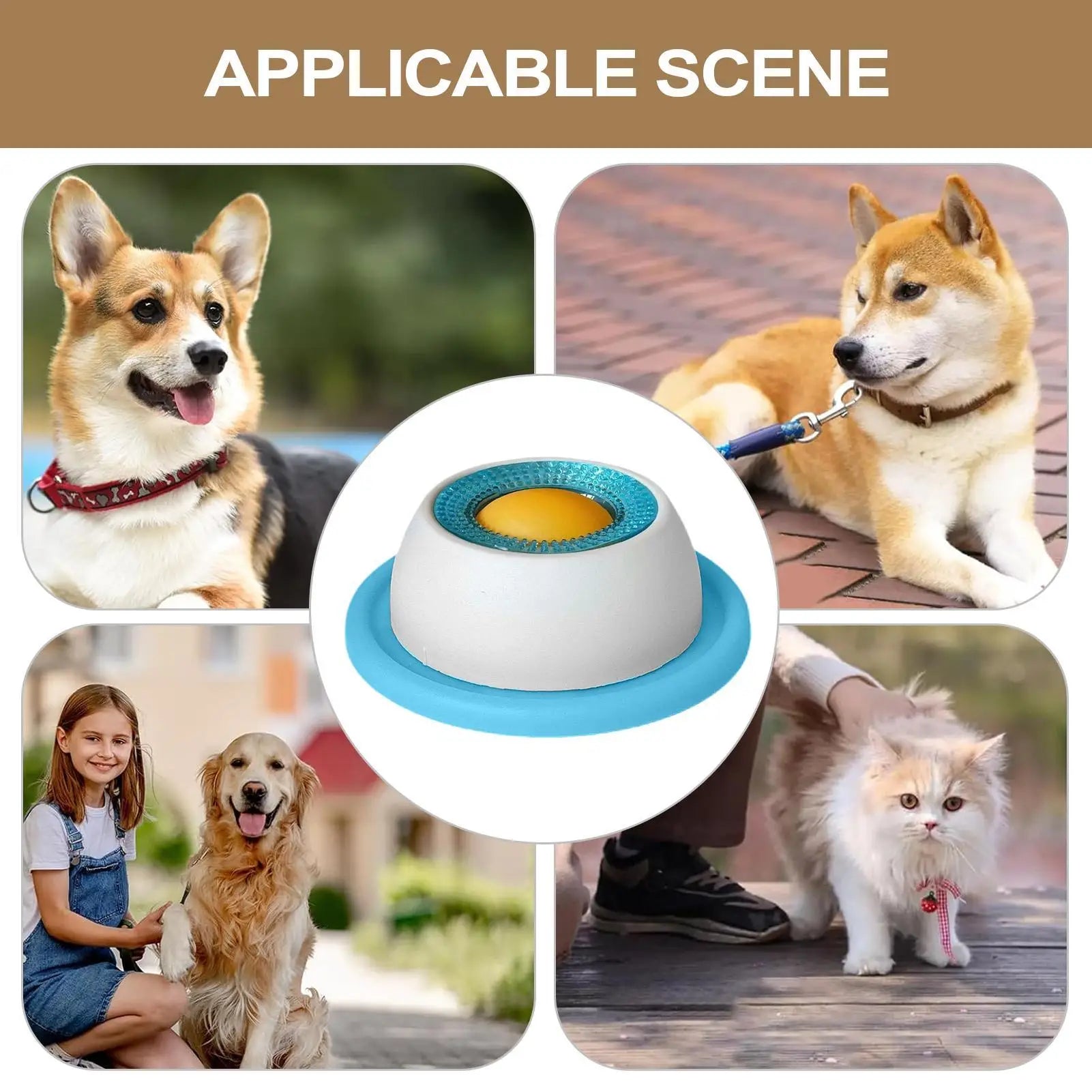 Lick Toys For Dogs Interactive Dog Toys Slow Feeder Food Dispenser For Puppy Training Enrichment Cat Feeding Crate Accessory