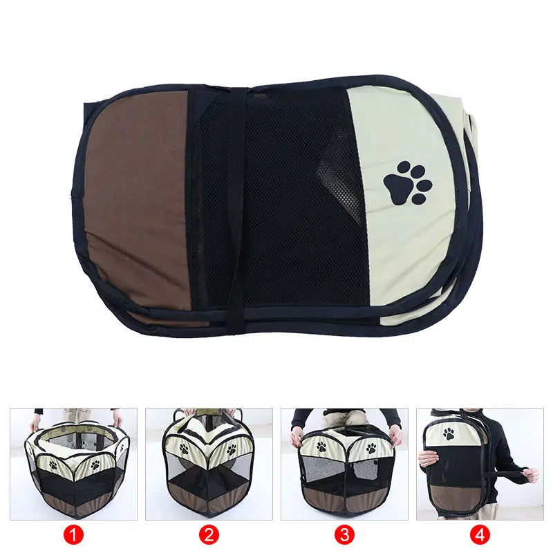 Lightweight Portable Folding Pet Tent Birthing Room Dog House Kennel Houses and Rooms Cats High Quality Durable Pet Playpen Cat