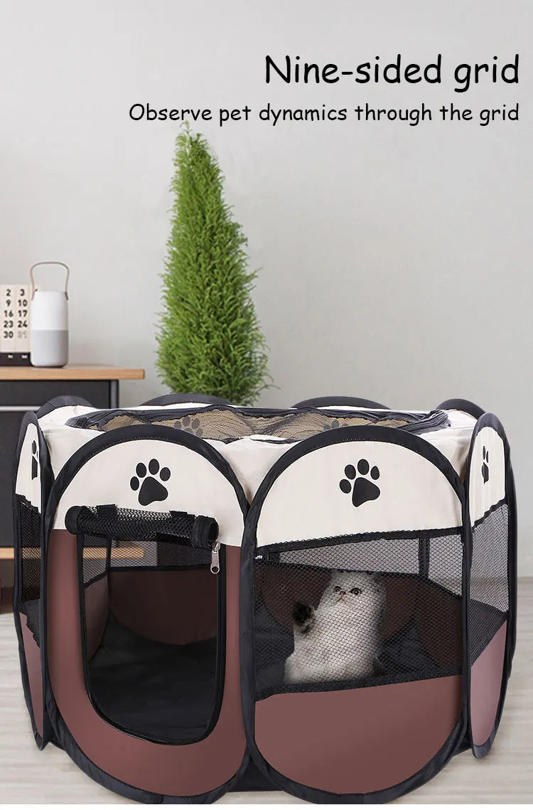 Lightweight Portable Folding Pet Tent Birthing Room Dog House Kennel Houses and Rooms Cats High Quality Durable Pet Playpen Cat