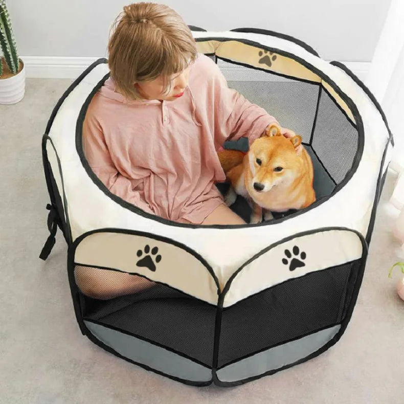 Lightweight Portable Folding Pet Tent Birthing Room Dog House Kennel Houses and Rooms Cats High Quality Durable Pet Playpen Cat